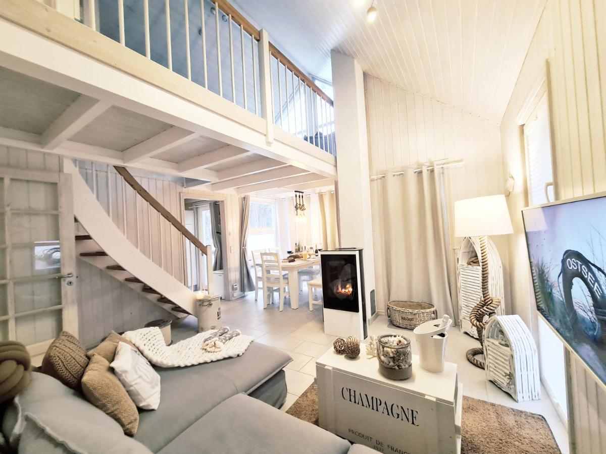 Strandhaus Ruegen - Meerblick, Sauna, Kamin & Whirlpool Baabe Eksteriør billede