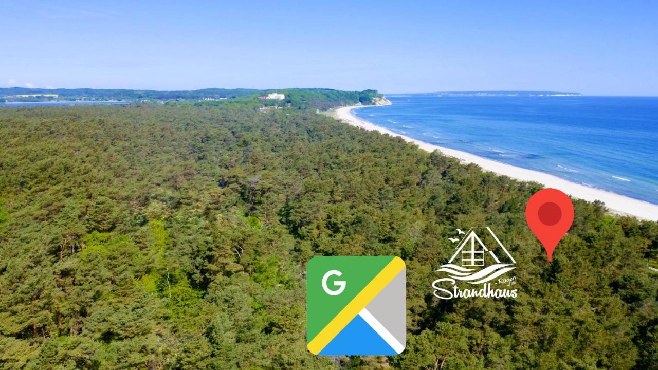 Strandhaus Ruegen - Meerblick, Sauna, Kamin & Whirlpool Baabe Eksteriør billede